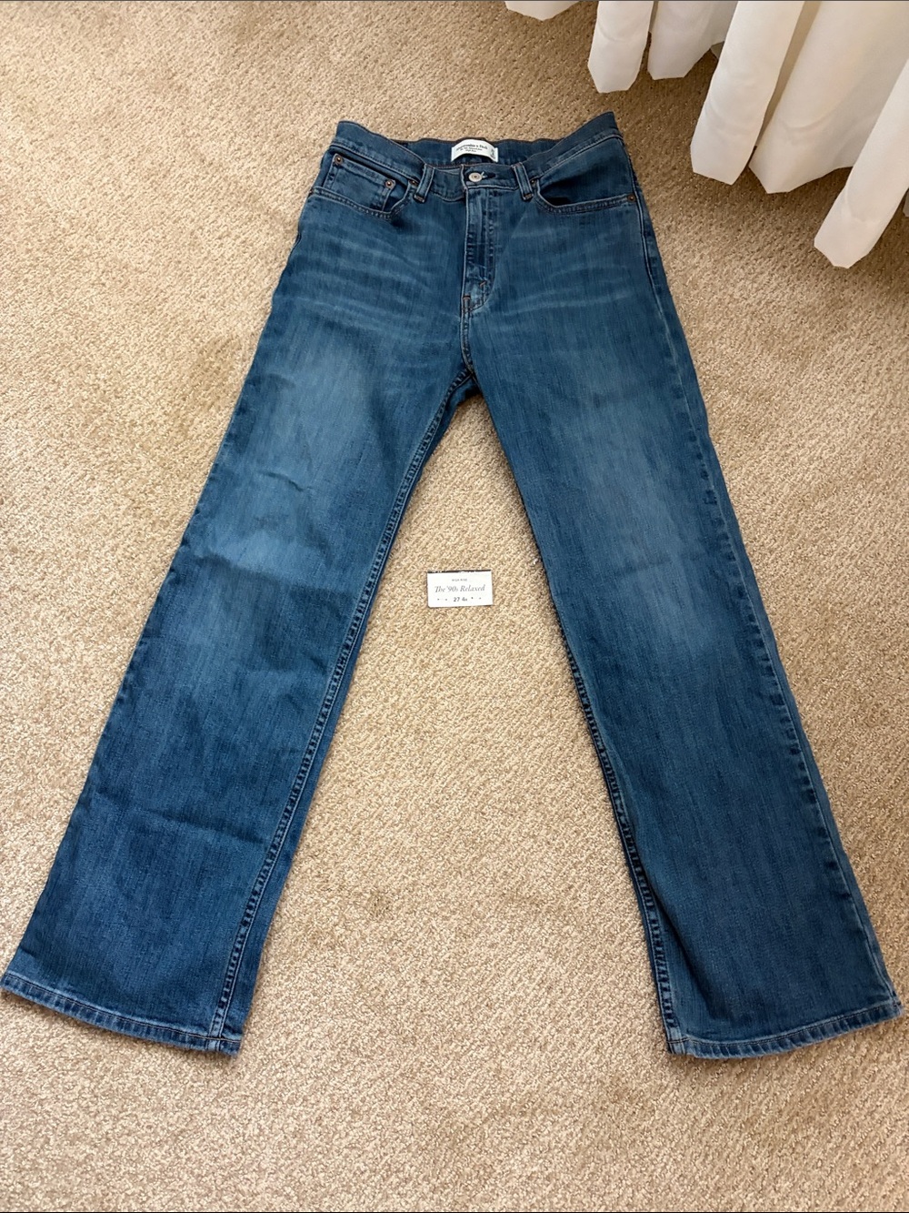 Abercrombie high rise 90’s relaxed jeans